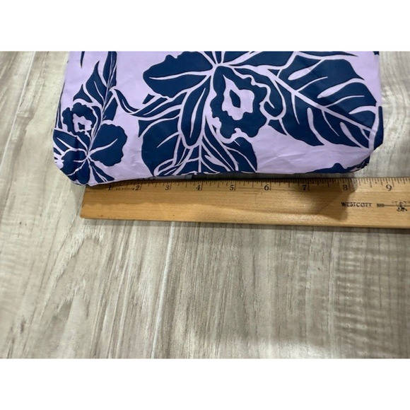 NWT Aloha Collection Mid Tutu INV Lilac/Navy Travel/Cosmetic/Utility Pouch - Picture 5 of 11